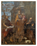 DIPINTI-SU-TELA-MARCHE-Lotto-1-ART-BONUS-PER-IL-TERREMOTO-18.SAN-GIUSEPPE-IN-TRONO-CON-BAMBINO-E-SANTI