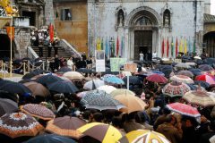 Papa Giovanni Paolo II a Norcia - Contributo di Enrico Valentini alla call "INSIEME#SANBENEDETTO - raccogliamo la memoria"