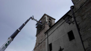 Castelluccio - messa in sicurezza del Campanile di Santa Maria delle Grazie