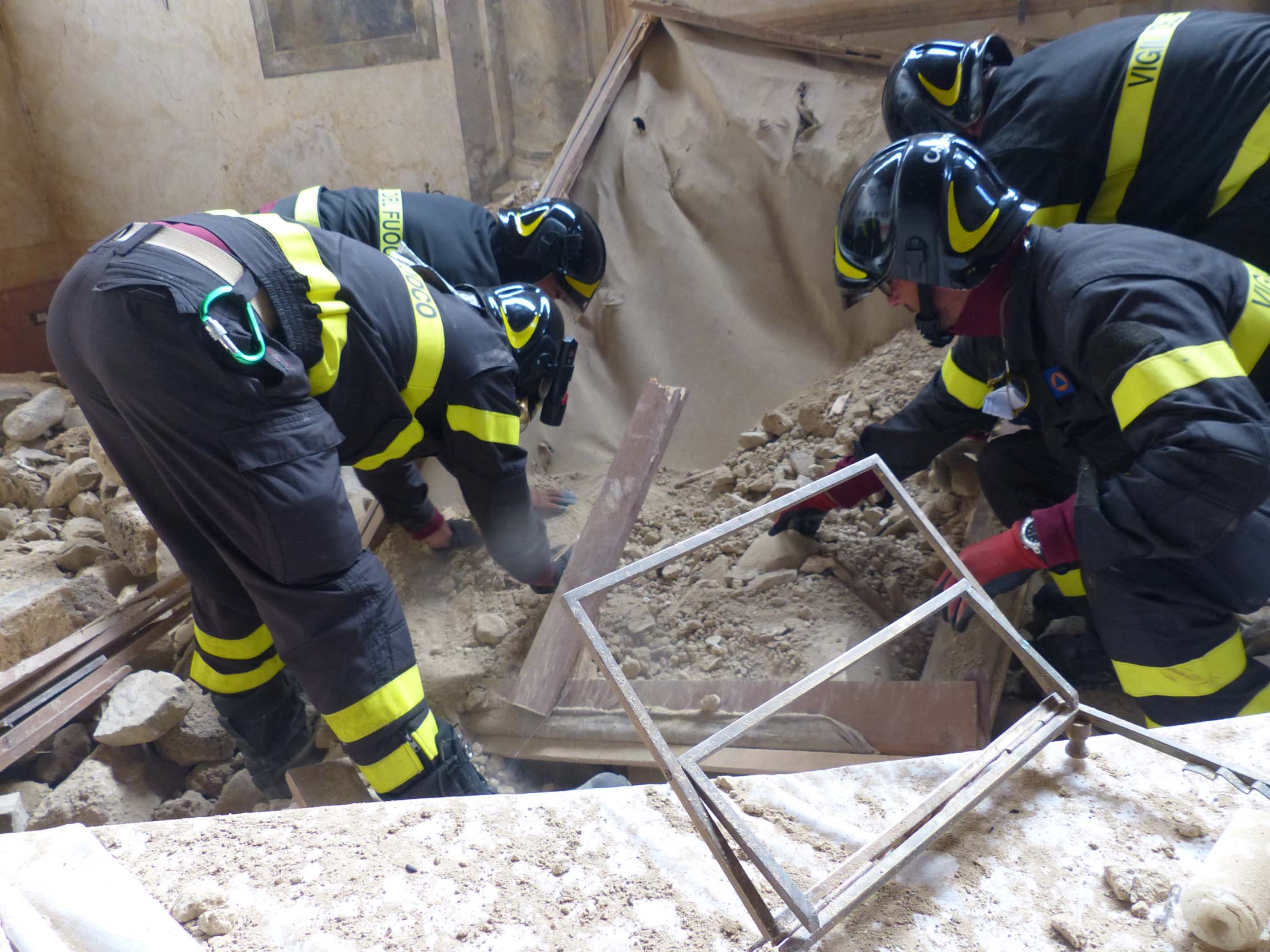 Amatrice: salvate 57 opere dalla chiesa di San Martino