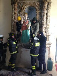 Recuperate 24 opere dalla chiesa dei SS Pietro e Paolo nella frazione di Appennino, Pieve Torina (MC)