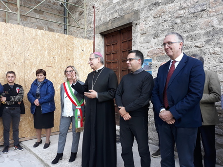 Montemonaco (AP), restituita al culto la Chiesa di San Biagio. Ceriscioli: chiese punti riferimento per ricostruzione comunità