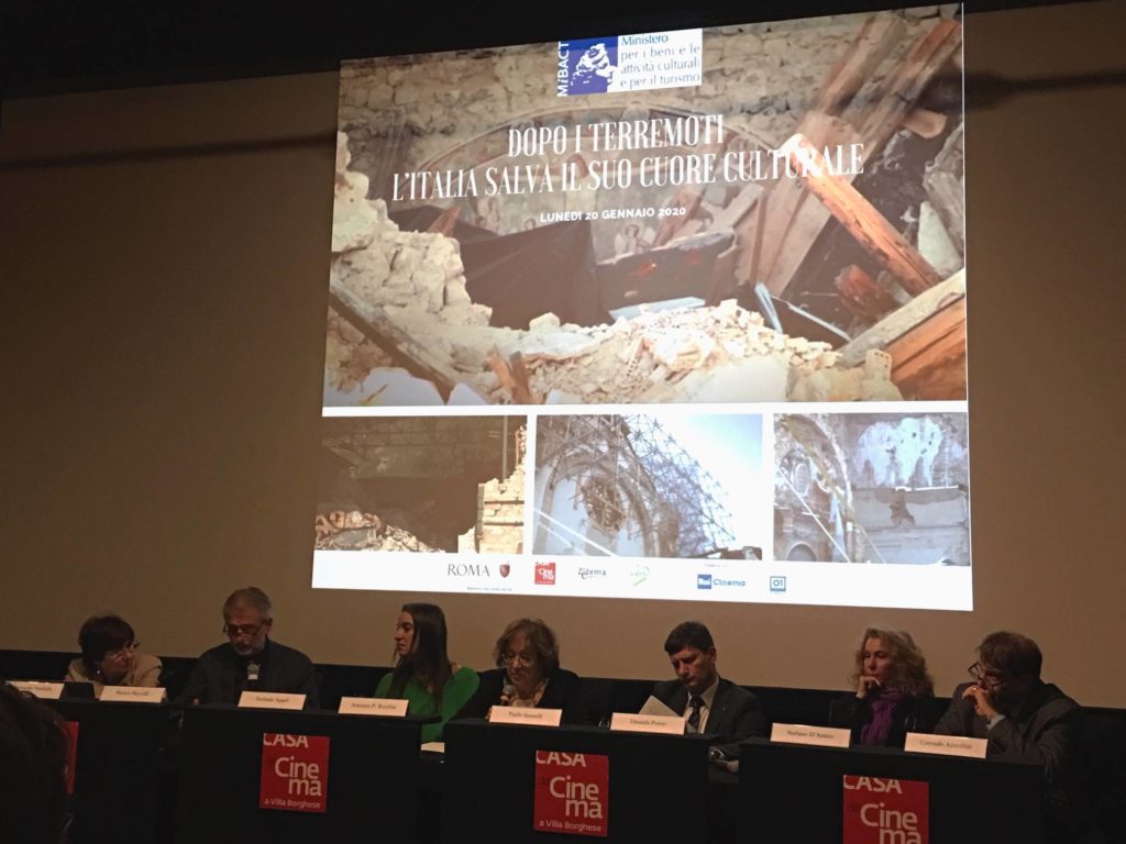 Dopo i Terremoti l’Italia salva il suo cuore culturale: dibattito e presentazione del documentario di produzione tedesca