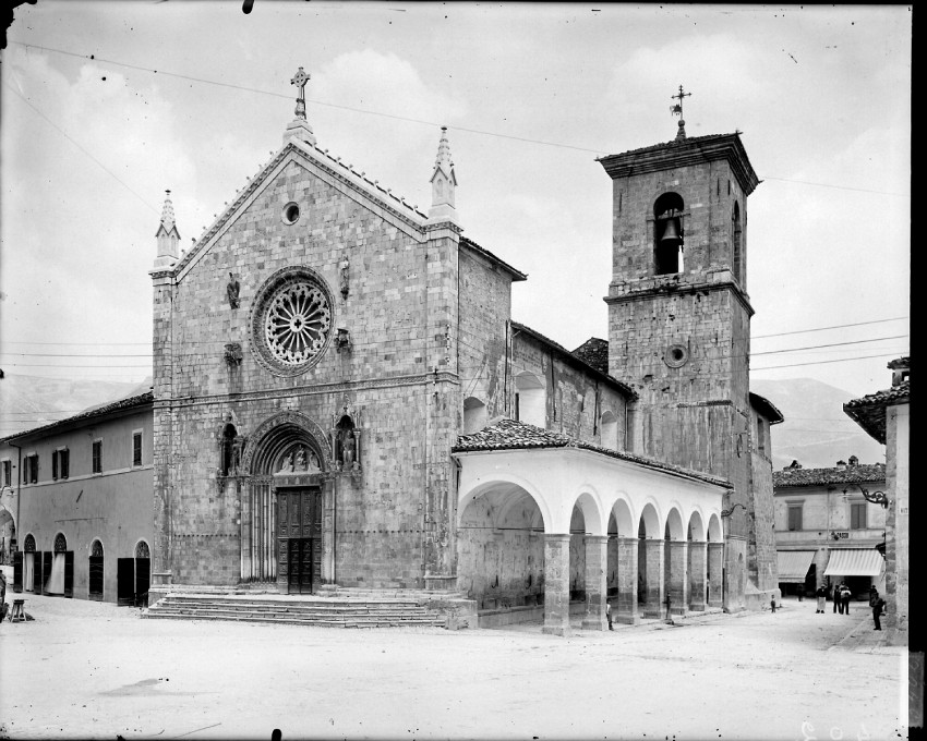 BASILICA DI SAN BENEDETTO NORCIA - pre restauro anni 50