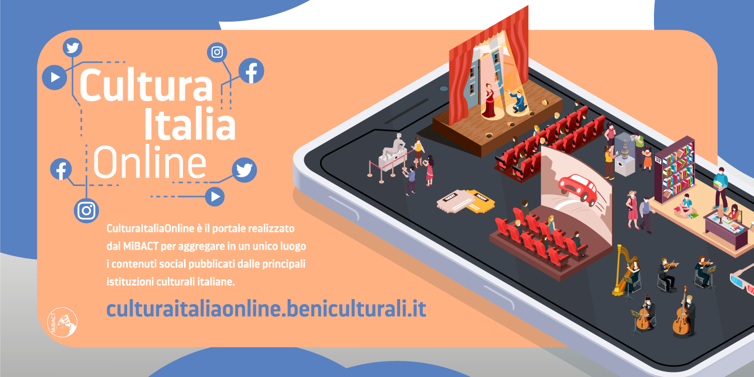 Nasce CulturaItaliaOnline, il portale MiBACT per scoprire i contenuti Social pubblicati dalle istituzioni culturali italiane