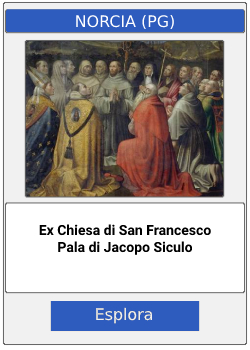 _Ex Chiesa di San Francesco Pala di Jacopo Siculo, Norcia (PG) - INTERVENTI REGIONE UMBRIAART BONUS