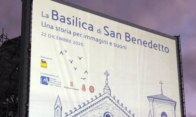 La Basilica di San Benedetto – Una storia per immagini e suoni: presentata a Norcia la collaborazione di ENI