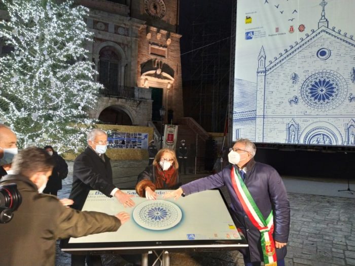 Sottoscritto l’Accordo di sponsorizzazione per la ricostruzione della Basilica di San Benedetto a Norcia tra ENI, MiBACT - Direzione Generale Sicurezza del Patrimonio culturale, Commissario straordinario per la ricostruzione dei territori delle regioni Abruzzo, Lazio, Marche. Umbria, Arcidiocesi di Spoleto - Norcia.