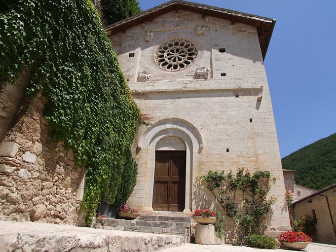 Fronte Abbazia di Sant Eutizio, Piedivalle, Preci (PG) - INTERVENTI UMBRIA