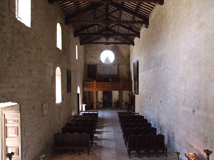 Interno Abbazia di Sant Eutizio, Piedivalle, Preci (PG) - INTERVENTI UMBRIA