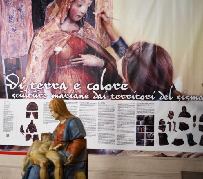 “DI TERRA E COLORE”: le sculture mariane delle terre del sisma tornano alla fruibilità