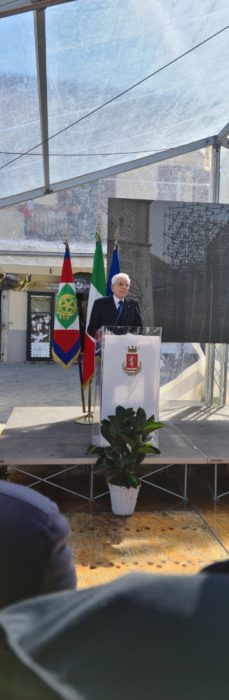 Mattarella a Norcia 25 febbraio 2022