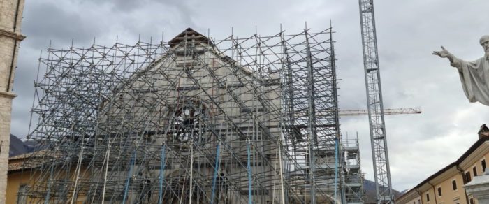 Basilica di San Benedetto di Norcia: il punto del Soprintendente sul primo lotto di lavori