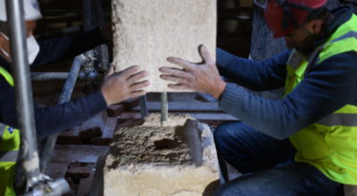 Norcia, Basilica di San Benedetto: lo stato dei lavori del primo lotto ad Aprile 2022