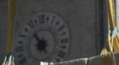 TGR Umbria a Norcia per vedere lo stato dei lavori della Basilica di San Benedetto