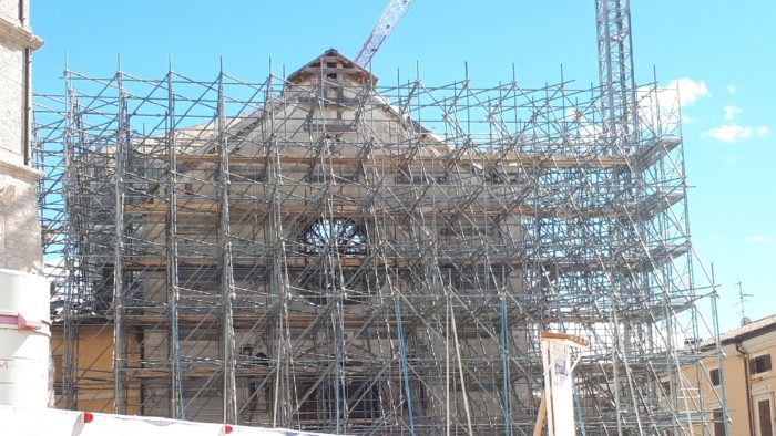 Paolo Iannelli e Vanessa Squadroni sulle pagine del Giornale dello Spettacolo, per parlare della ricostruzione della Basilica di Norcia