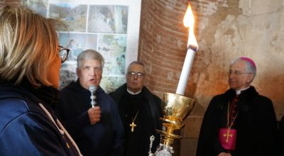 Accesa la Fiaccola Benedettina: da Norcia a Lisbona, la fiamma inizia il suo viaggio per il 2023