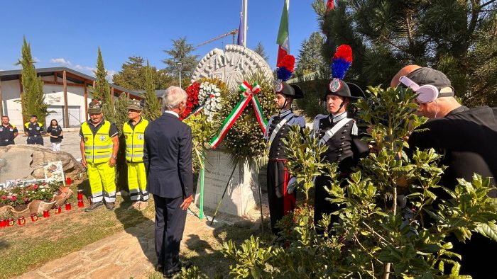 Amatrice 2024 - Commemorazioni sisma 2016 monumento alle vittime