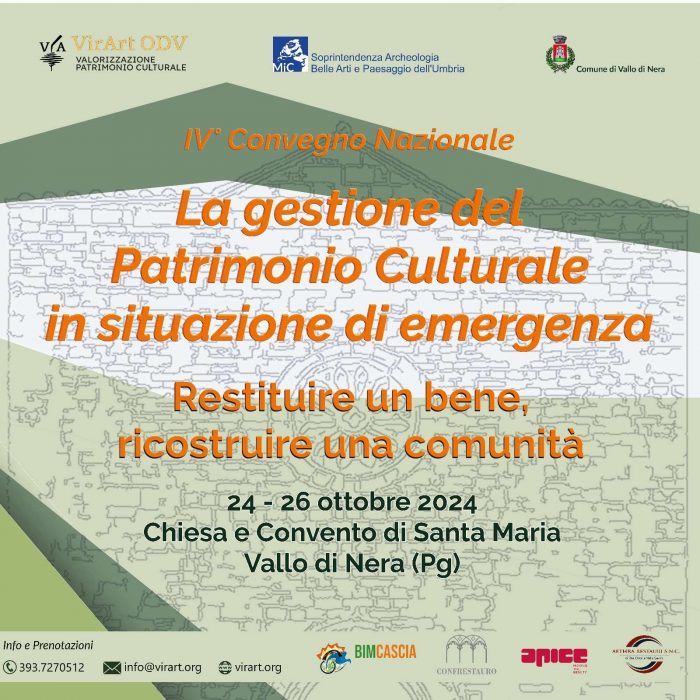 copertina_quarto convegno nazionale del patrimonio cultural in situazione di emergenza