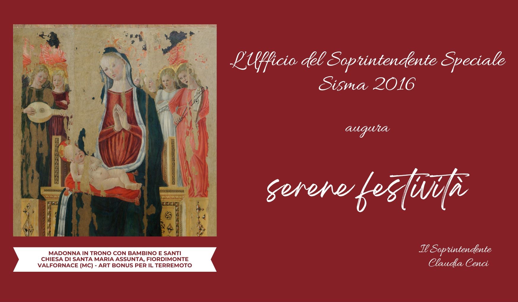 L’UFFICIO DEL SOPRINTENDENTE SPECIALE SISMA 2016 - 1