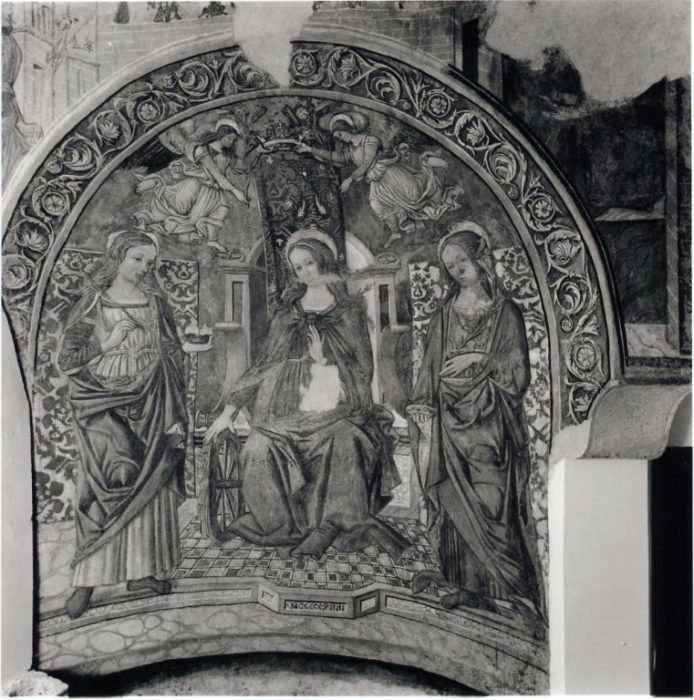 ART-BONUS-Affresco Santa Caterina BN - Chiesa Santa Maria della Misericordia - Accumoli