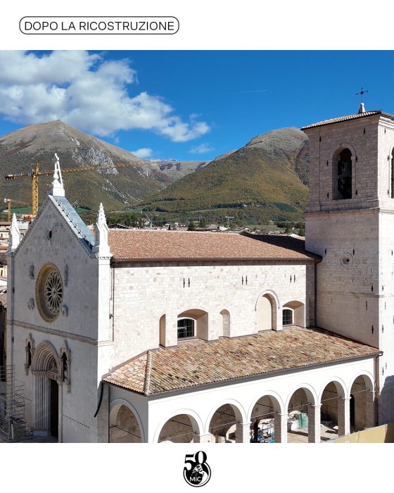 Restituzione Basilica di San Benedetto a Norcia - MiC 3 - DOPO