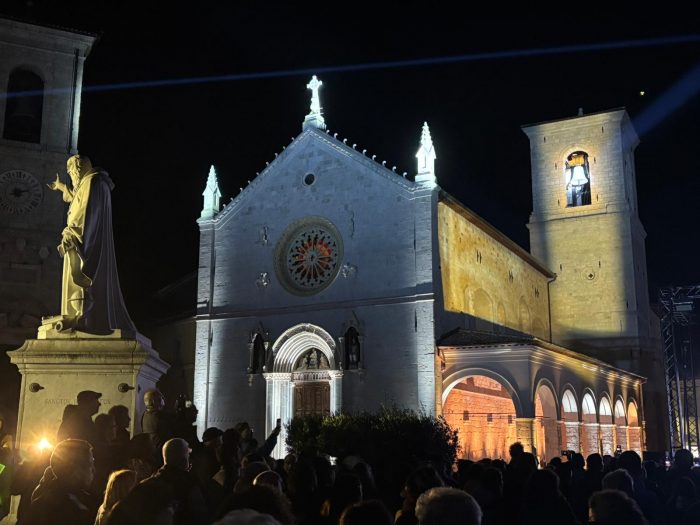 Restituzione Basilica di San Benedetto a Norcia - MiC - notturno 7