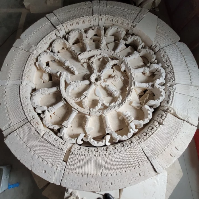 Rosone Abbazia di Sant'Eutizio di Preci ricostituito