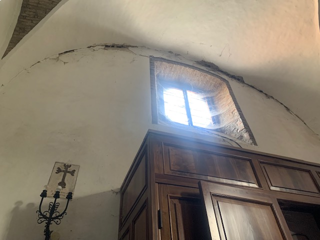 Chiese-FEC-SS Annunziata Maria Vergine dei Cappuccini-Montorio al Vomano-Sconnessione volta