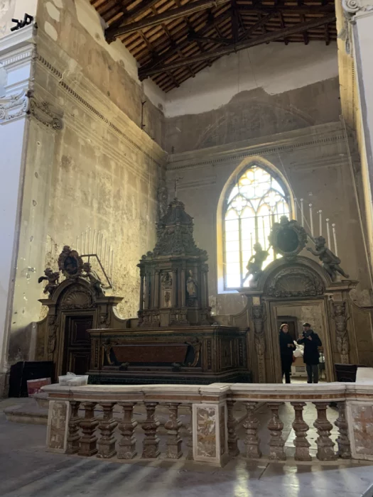 Chiese-FEC-San Francesco-Rieti-Abside sopralluogo novembre 2024