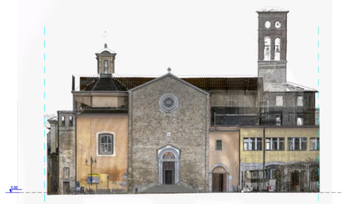 Chiese-FEC-San Francesco-Rieti-Prospetto stato di fatto