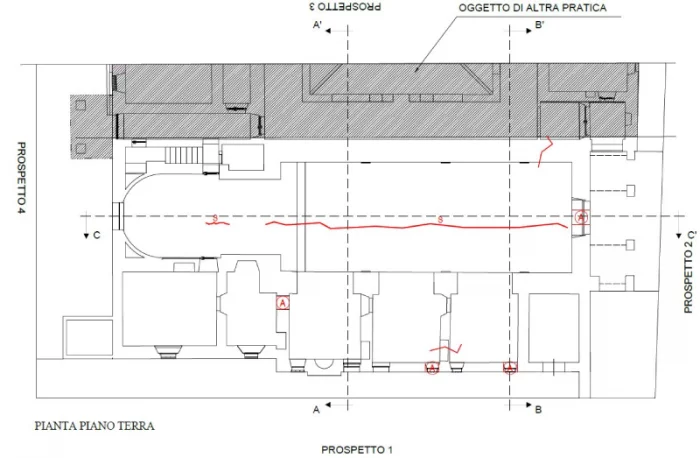 Chiese-FEC-Santa Maria di Loreto-Leonessa-lesione longitudinale volta aula